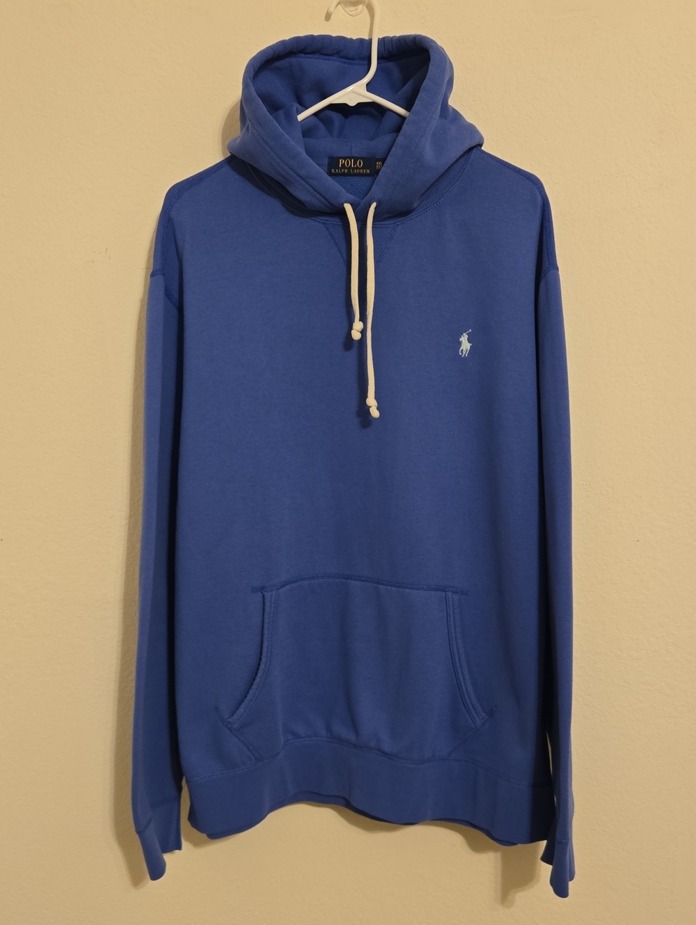 Polo by Ralph Lauren Royal Blue Pullover Hoodie - XXL